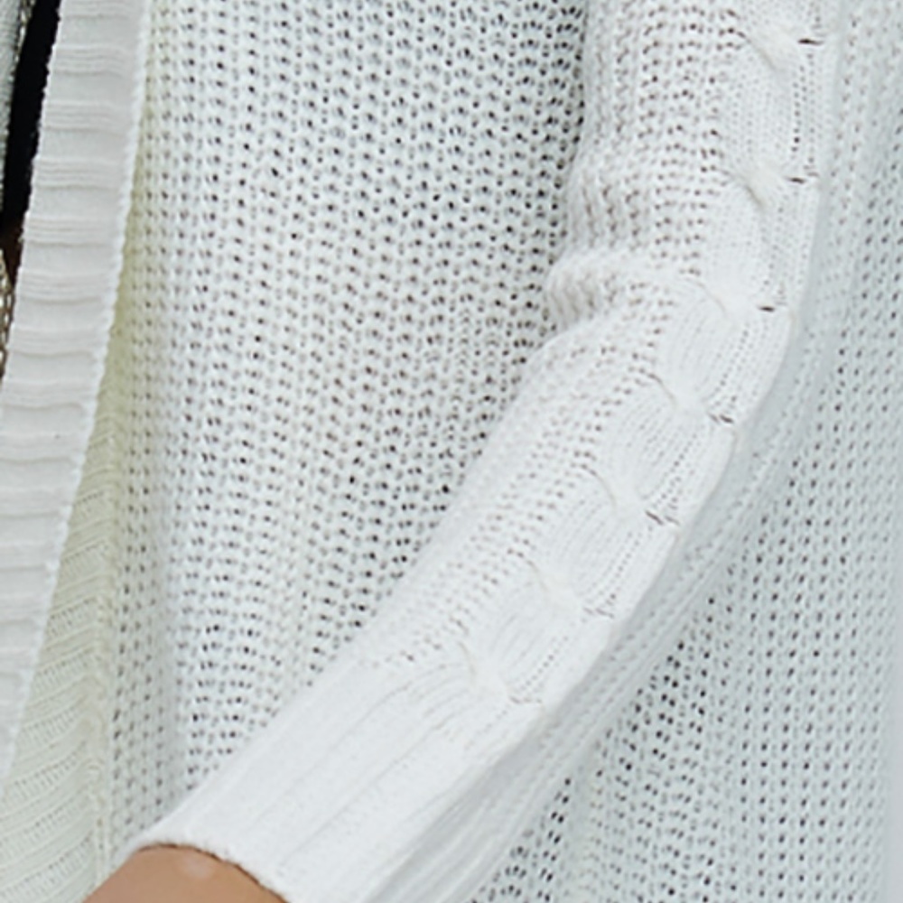 OFF WHITE KNIT CARDIGAN - Picture 4 of 4